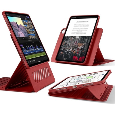 ESR Shift Magnetic kožené pouzdro na iPad Pro 13 2024 KF2318167 červená