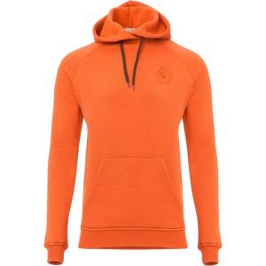 Aclima Мъжки вълнен пуловер Aclima Fleecewool V2 Hoodie - Orange Tiger - размер S (005-4706-0411)