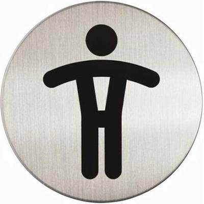 Informačný piktogram, samolepiaci, DURABLE "Pánske WC"