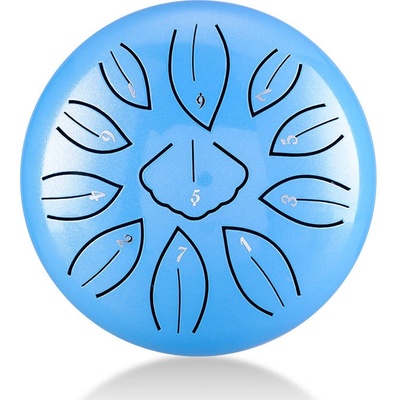 Hluru-Huashu Ginkgo Tongue drum 11 tónov C-DUR modrý