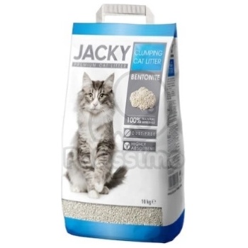 Jacky Premium бентонитен котешки пясък 10 кг