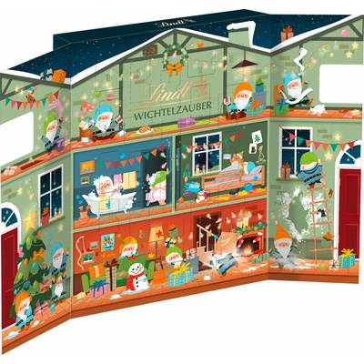 Lindt Vánoční kouzlo skřítků adventní kalendář - 146 g