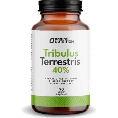 Natural Nutrition Tribulus Terrestris 40% extrakt 90 kapsúl