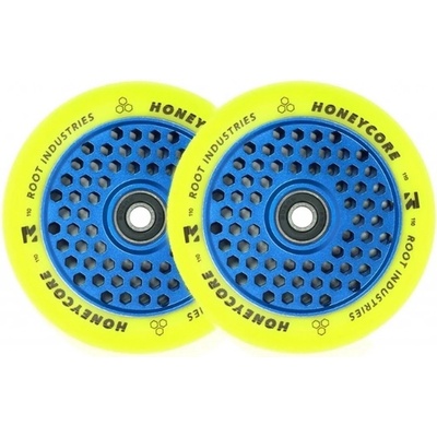 Root Industries Limited edition Honeycore blue/yellow 110mm 2 ks – Zboží Dáma