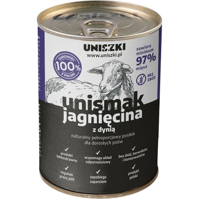 Uniszki UNIsmak Lamb with pumpkin 400 g