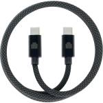 Dviced Magnetic Braided Cable USB-C to USB-C, 1, 25m - dark grey (DV120015) - officeshop