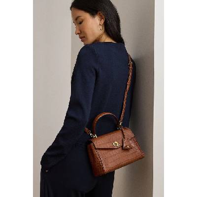 Ralph Lauren чанта crossbody дамска от кожа (431P15617)