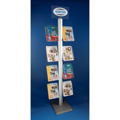 Expoint stojan na letáky s 8 plexi kapsami SAL11 A4
