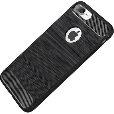 Apple Carbon Shield TPU калъф за Apple iPhone 7 Plus/iPhone 8 Plus/iPhone 6 Plus - Черен KP29532