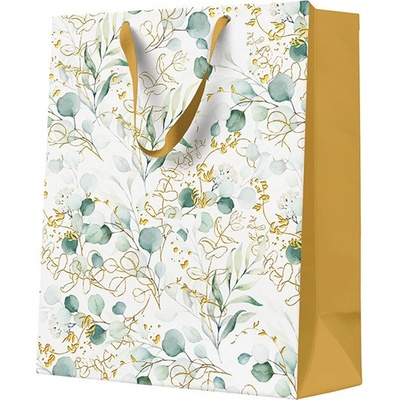 Darčeková taška Premium Eucatyptus Leaves, large - 26,5x33,5x13 cm
