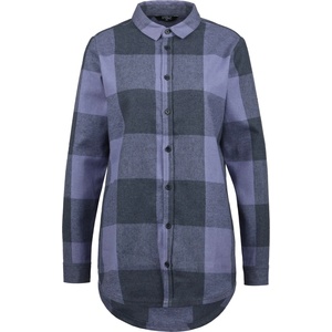 Stoic Дамска риза с копчета Stoic Women's MMXX. Storuman Hemp Flannel Shirt - Velvet Blue / Smoke (133-1097-0214)