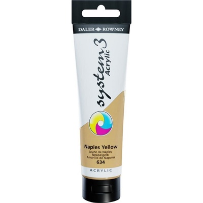 Daler-Rowney System3 АКРИЛНА боя Naples Yellow 150 ml 1 бр (129150634)