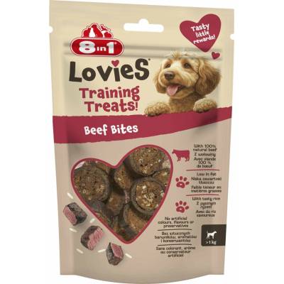 8in1 Lovies Training Treats Beef Bites 90 g