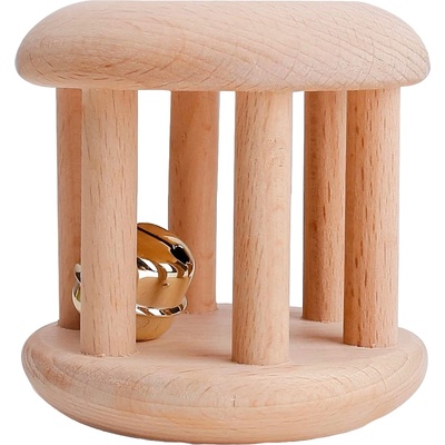 Smart Baby Бебешка дрънкалка със звънче Smart Baby - Цилиндър (ACT193)