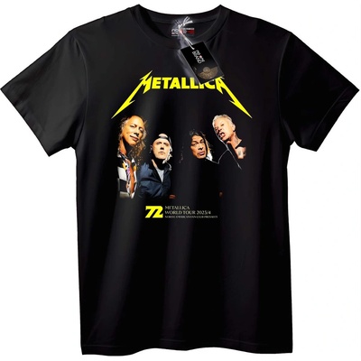 NOONEBRAND Тениска Metallica Световно Турне 2023/24 - XL, White
