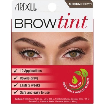 Ardell Brow Tint Medium Brown Боя за мигли/вежди дамски 8, 5gr