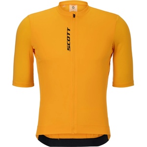 Scott Мъжка фланелка с къс ръкав за колоездене Scott Jersey Pro S/S Cycling jersey - Gleam Orange (056-4071-0311)