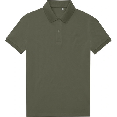 B&C Polokošile B&C My Eco Polo 65/35 women krátký rukáv dámská COT-01W465zk800 Maskáčová zelená