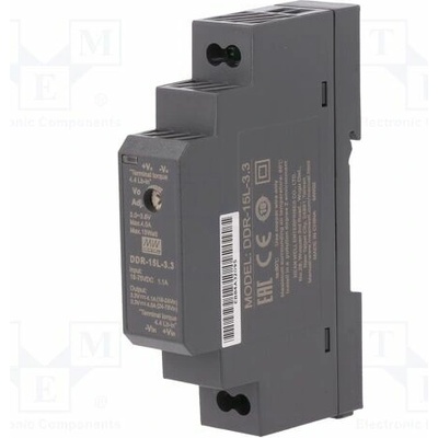 MEAN WELL DDR-15L-3.3 Měnič: DC/DC; 15W; Uvst: 18÷75VDC; Uvýst: 3,3VDC; Ivýst: 4,5A; DDR