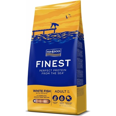 Fish4Dogs Finest White Fish Adult mini 6 kg
