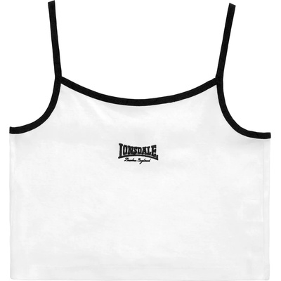 Lonsdale Дамски потник Lonsdale Essential Logo Vest Womens - White