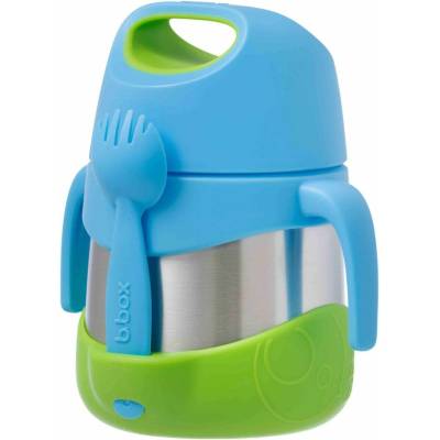 B.Box termos na jídlo 340 ml modrý zelený