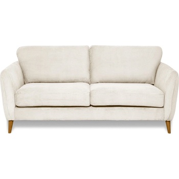 Scandic Бял диван от рипсено кадифе 170 cm Paris - Scandic (14394SN LIN2)