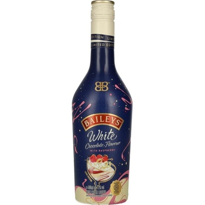 Baileys White Choco with Raspberry 17% 0,5 l (čistá flaša)