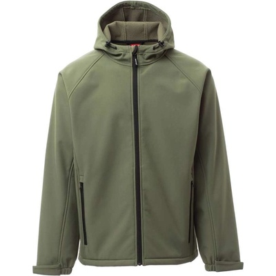 PAYPER gale 001044-0355 / Мъжко софтшел яке с качулка - армейски размер s (001044035507035s)
