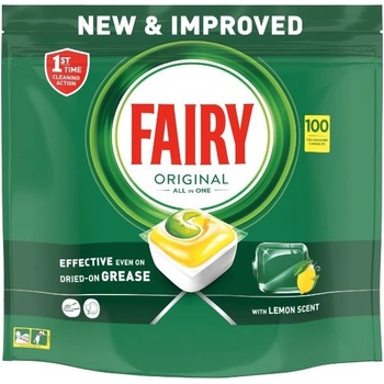 Jar Fairy All In One Original Lemon kapsule do umývačky 100 ks