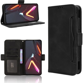 ZTE Защитен Кожен Калъф-Портфейл и Протектор за ZTE nubia Neo 3 GT 5G , Картхолдер, Стойка, Магнитно затваряне (Черен, Тъмносин, Червен, Кафяв, Розов)