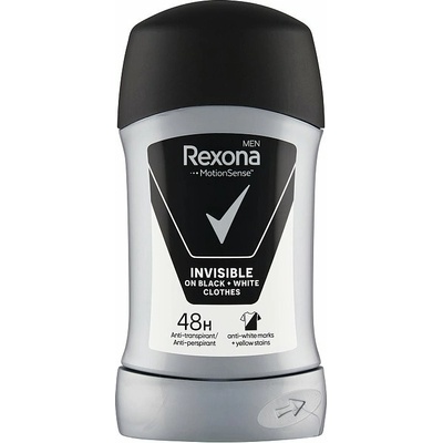 Rexona Men Invisible On Black + White Clothes deostick 50 ml