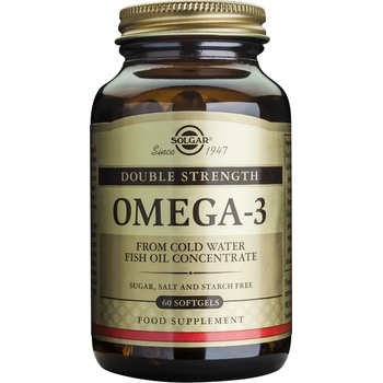 Solgar Хранителна добавка Омега 3 двойна сила , меки капсули , Solgar Omega-3 Double Strength 700, 60caps