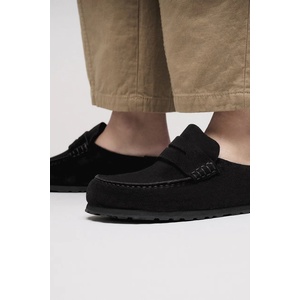 Birkenstock чехли сабо от велур Naples Wrapped Suede Leather