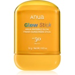 Anua Invisible Glow Finish Sunscreen Stick защитен хидратиращ стик с озаряващ ефект SPF 50 18 гр