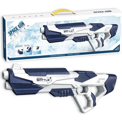 BATTLE Vesmírná elektrická vodní pistole Medium, velký zásobník, modrá – Zboží Mobilmania