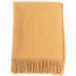 Interblanket Луксозно Одеяло От 100% Бейби Алпака Вълна - Жълт Цвят | 130×180 См, 500 Г