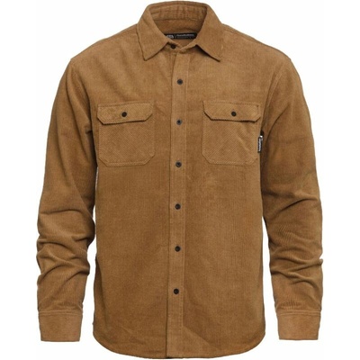 Horsefeathers košile Dough Insulated hnědá