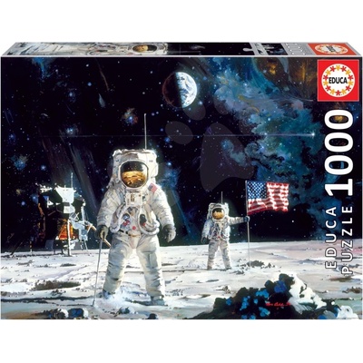 Educa First Man on the Moon Robert McCall 1000 dielov + fix lepidlo