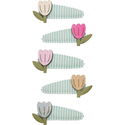 Mimi and Lula Sponky s tulipánky menší velikost modré