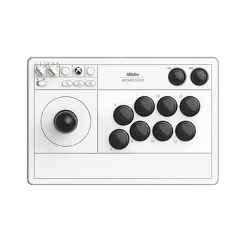 8BitDo Arcade Stick Xbox Series X|S / Xbox One / PC бял безжичен контролер RET00364 (RET00364)