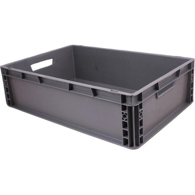 Tavobal 400420 Přepravka euro plná šedá 600 x 400 x 170 mm
