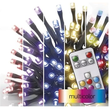 Emos D4AA02 LED vianočná reťaz 10 m vonkajšia aj vnútorná RGB ovládač programy časovač