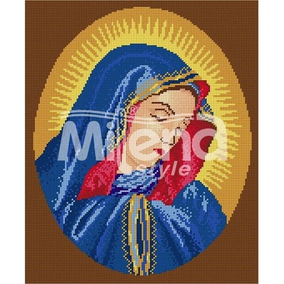 Milena Style Малката Богородица - гоблен със схема конци Ariadna 1: 1