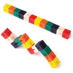 Bigjigs Toys Дървен пъзел цветна змия 1 бр (BJ949)
