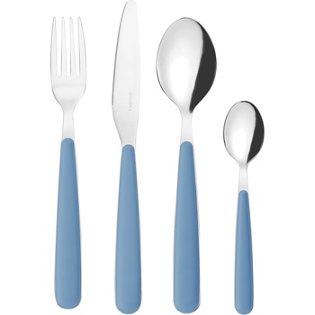 Guzzini Комплект прибори за хранене Pop син 24 части (127500222)