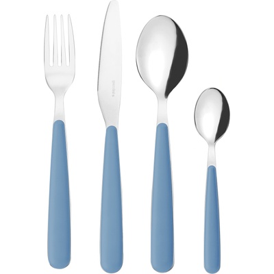 Guzzini Комплект прибори за хранене Pop син 24 части (127500222)