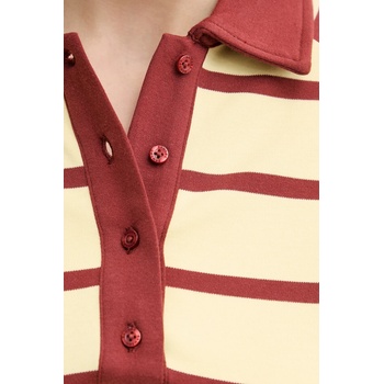 Samsoe Samsoe Памучна тениска с яка Samsoe Samsoe SAAMY (F25100117)