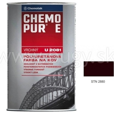 CHEMOLAK CHEMOPUR E U 2081 2880 hnedá gaštanová, 0,8kg