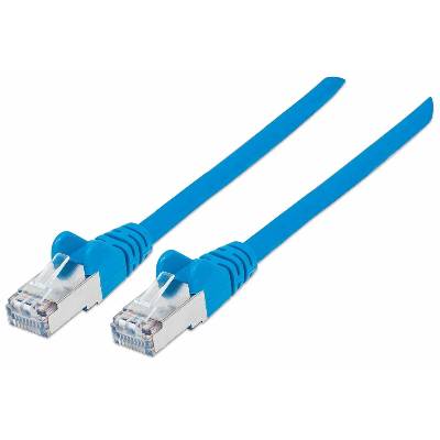 Network Patch Cable - Cat7 Cable/Cat6A Plugs - 10m - Blue - Copper - S/FTP - LSOH / LSZH - PVC - Gold Plated Contacts - Snagless - Booted - Polybag - 10 m - Cat7 - S/FTP (S-STP) - RJ-45 - RJ-45 - Blue (741088)